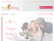 Tablet Screenshot of floragiftshop.com